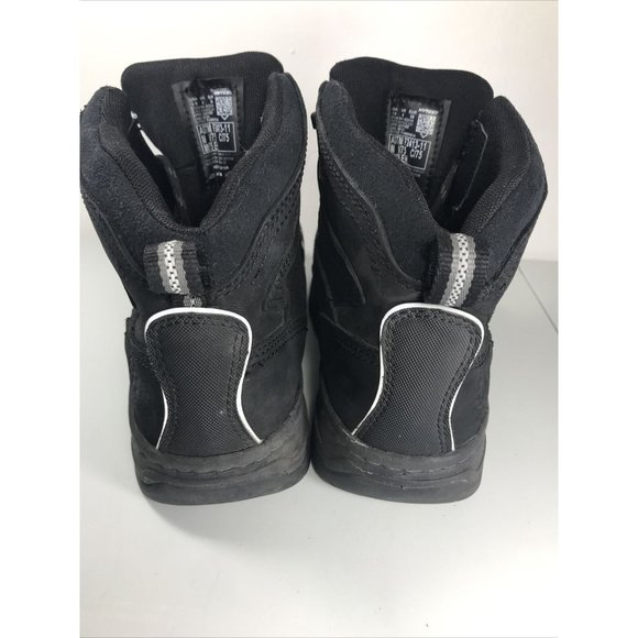 Men's Black FOOTRESTS XT METATARSAL GUARD NANO TOE 6" WORK BOOT US 5 M Shoes - Picture 6 of 12